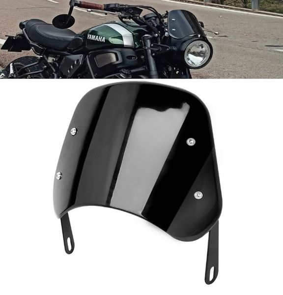 Ветровое стекло на мотоцикл ретро Mini Cafe racer  А-03440-1 фото
