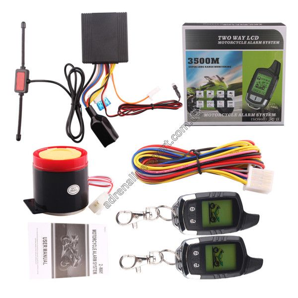 Сигнализация мото Bike Alarm LCD (двухсторонняя 3500м) 842564524 фото