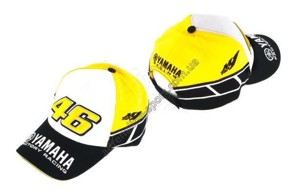 Бейсболка кепка YAMAHA Valentino Rossi 46 (желтая) 172911667 фото