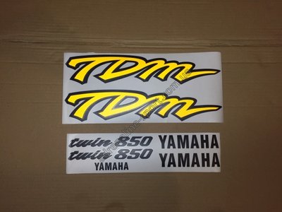 Наклейки Yamaha TDM850 комплект - флюоресцентные 801442772 фото
