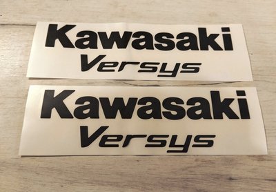 Наклейки Kawasaki KLE650 Versys (комплект) - Standart 383992451KLE650Black фото