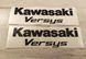 Наклейки Kawasaki KLE650 Versys (комплект) - Standart 383992451KLE650Black фото 1