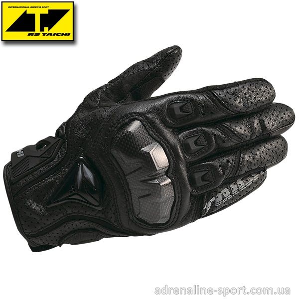 Мото перчатки TAICHI RS черные- L (кожа) 824655038 фото