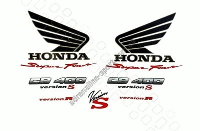 Наклейки HONDA CB400 Super Four (комплект) 840912551 фото