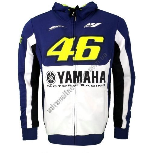 Кофта Толстовка Racing team Moto GP M1 Valentino Rossi Yamaha XL 257766246 фото