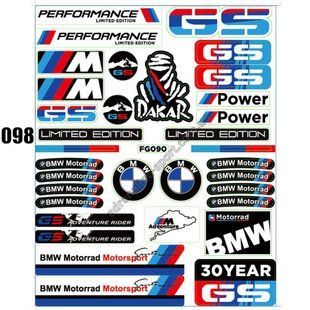 Стикеры на BMW GS наклейки на бак и кофры 740390277 фото