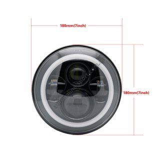 LED Модуль Мото Фара на Мотоцикл - 180мм (7 дюймов) тип 2 107809144 фото