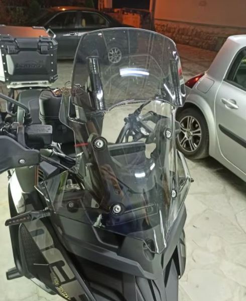 Додаткове Скло спойлер на Suzuki V-strom, BMW GS, Honda Africa twin, Yamaha Fazer універсальне A-04340L фото