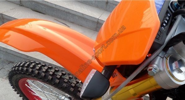 Крыло преднее KTM эндуро кросс 18,19, 21 колесо ORANGE (Universal) 711698687 фото