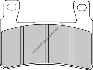 Колодки Ferodo FDB2079 Organic HONDA CB400Vtec CBR600F4 CBR900/929 VTR1000 CB1300 318870991 фото