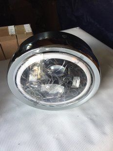 Кругла Фара Yamaha YBR125 / YBR250 - 180мм LED 426169437 фото