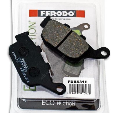 Гальмівні колодки Ferodo FDB531 (REAR) 598880309 фото